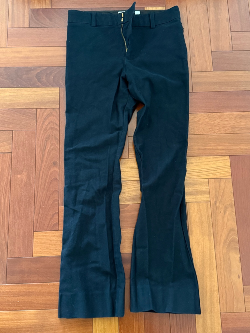 Derek Lam Crosby Black High-Rise Trousers
